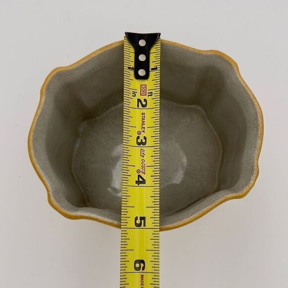 Rare Vintage Mark Roberts Porcelain Trinket Box With Lid Floral Design Copper - Picture 6 of 14